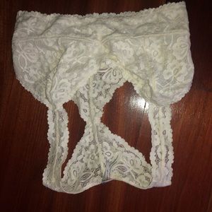 Free People White Racerback Bralette